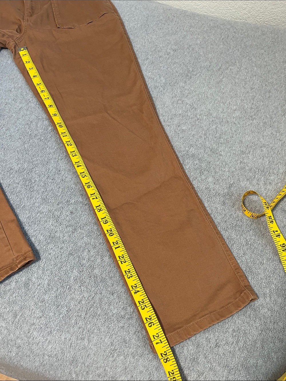 Democracy Brown Chino Pants Womens 10 Ab Solution Stretch Slimming - Picture 4 of 9